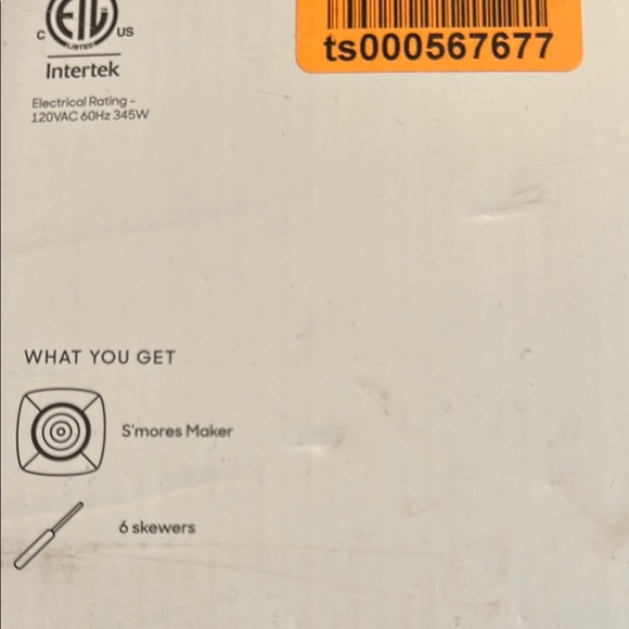 NEW Sharper Image Silver S’mores Maker - Picture 2 of 5